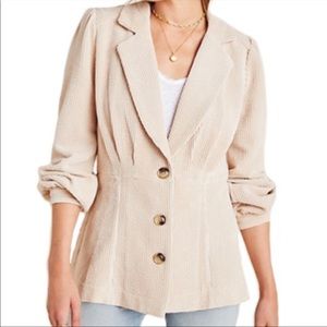 Current Air Sand Ribbed Courtney blazer